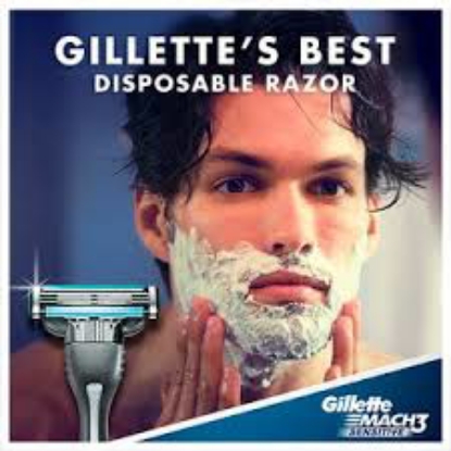 Gillette Mach3 Sensitive Disposable Razors 15 ct