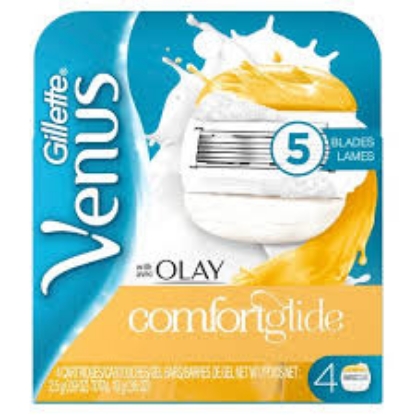 Gillette Venus Comfort Glide plus Olay Coconut Women's Razor Handle  10 Blade Refills