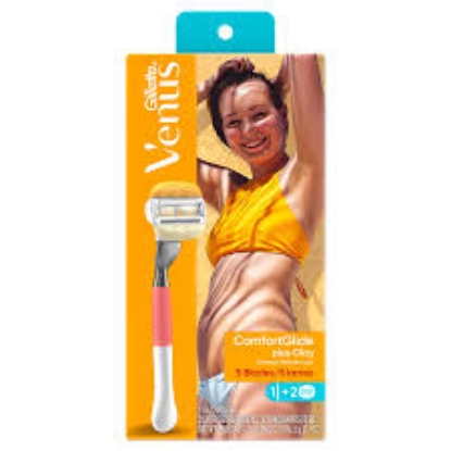Gillette Venus Comfort Glide plus Olay Coconut Women's Razor Handle  10 Blade Refills