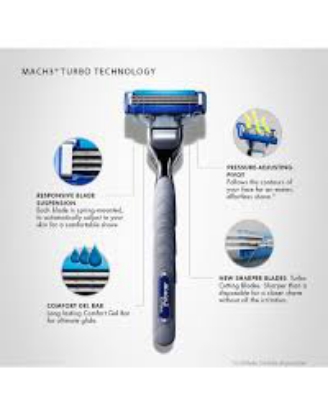 Gillette Mach3 Men's Razor Handle  13 Blade Refills