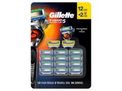 Gillette Fusion5 Proglide Cartridges, 12 Proglide & 2 Proshield 14 ct