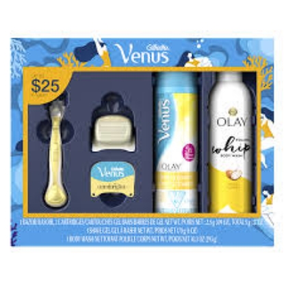 Gillette Venus ComfortGlide plus Olay Coconut Women's Razor Handle 10 Blade Refills