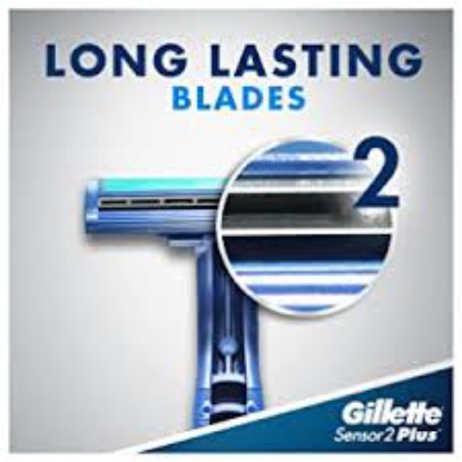 Gillette Sensor2 Plus Pivoting Head and Lubrastrip Men's Disposable Razors 52 ct