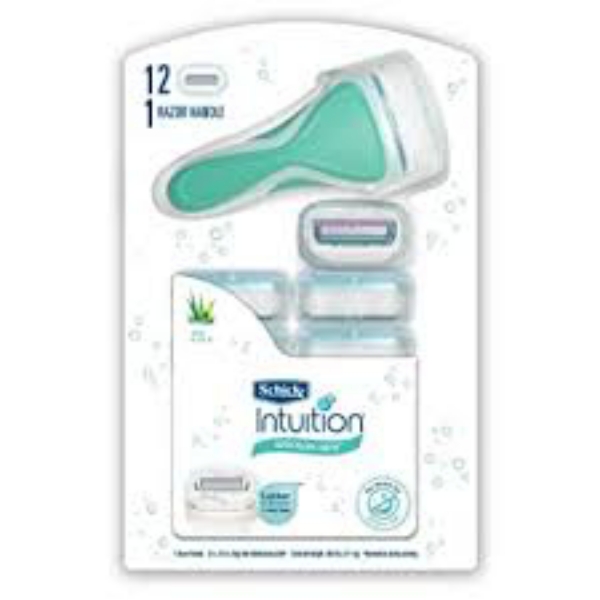 Schick Intuition Plus Sensitive Care Razor Cartridges 12 pk