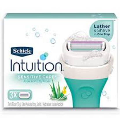 Schick Intuition Plus Sensitive Care Razor Cartridges 12 pk