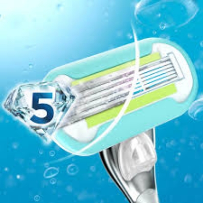 Gillette Venus Extra Smooth Platinum Razor with 9 Blade Refills and Case