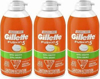 Gillette Fusion5 Ultra Sensitive Shave Foam 3 pk 11 oz