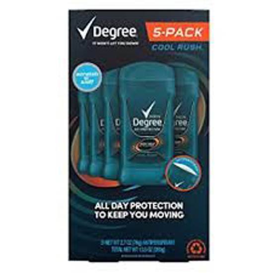 Degree Men Dry Protection Anti-Perspirant Cool Rush 2.7 oz 5 pk