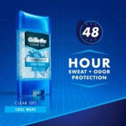 Gillette Clear Gel Men's Deodorant Cool Wave 3.8 oz 5 pk