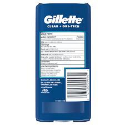 Gillette Clear Gel Men's Deodorant Cool Wave 3.8 oz 5 pk