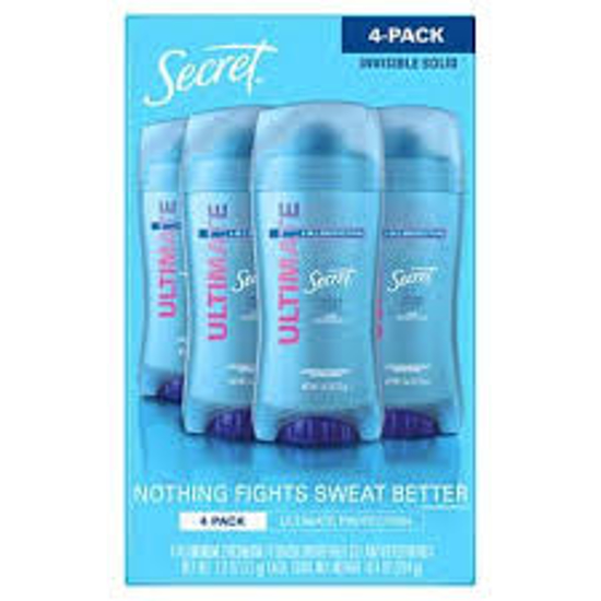Secret Ultimate 4 in 1 Protection Antiperspirant 2.6oz 4 pack
