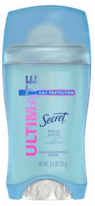 Secret Ultimate 4 in 1 Protection Antiperspirant 2.6oz 4 pack
