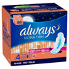 Always Ultra Thin Size 4 Overnight Pads 80 ct