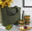 Quilted Luxe Insulated Laptop Bag with Zipper Front Pocket and Food Containers Assorted Colors