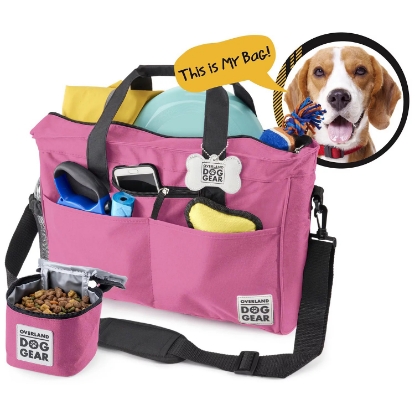 Overland Dog Gear Day Away Tote with Lined Food Carrier
