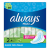 Always Long and Super Maxi Pads with Flexi-Wings Multipack 90 ct