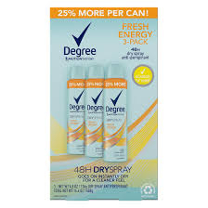 Degree for Women Fresh Spray 3 ct