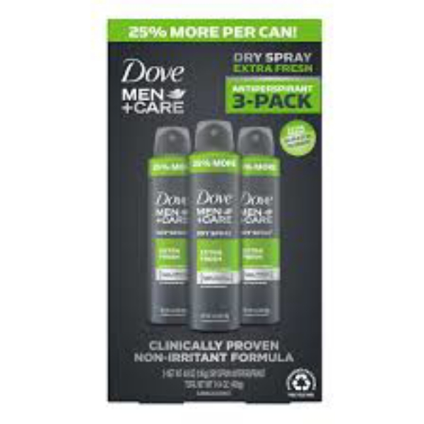 Dove Men + Care Extra Fresh Deodorant, 3 ct.