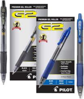 Pilot G2 Retractable Premium Gel Ink Pens Select Color Bold 12 ct