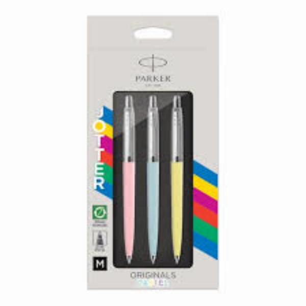 Parker Jotter Originals Ballpoint Pen Collection Assorted Retro Finishes Medium Point Black Ink 7 Count