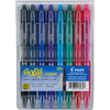 Pilot FriXion Clicker Fine Point Retractable Erasable Gel Ink Pens Assorted Colors 8 Pack