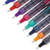 uni-ball Vision Needle Roller Ball Stick Liquid Pen Assorted Ink Fine  8 Pens