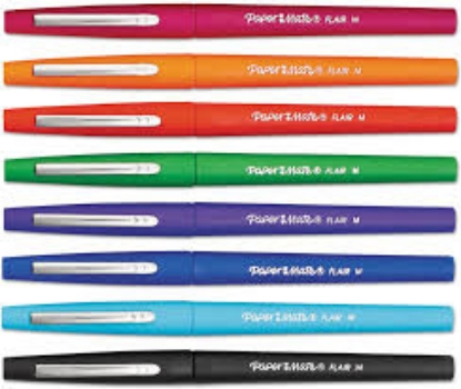 Paper Mate Flair Felt Tip Marker Pen Assorted Ink Medium 48 Pens Set