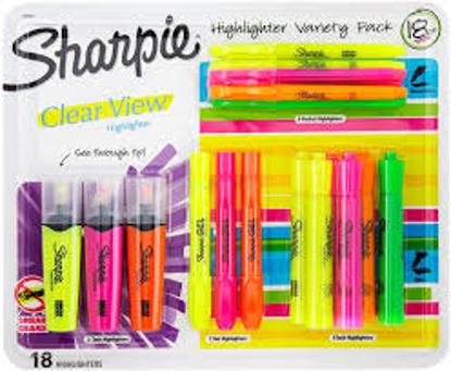 Sharpie Highlighter Variety Pack 18 ct