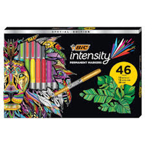 BIC Intensity Permanent Markers 46 ct Assorted Colors