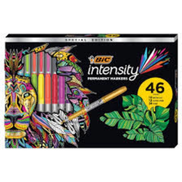 BIC Intensity Permanent Markers 46 ct Assorted Colors
