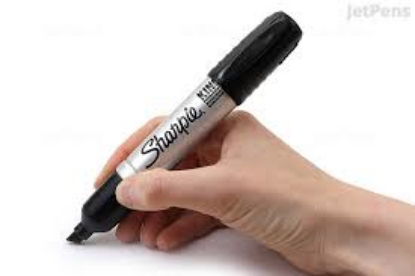 Sharpie King Size Marker with Chisel Tip 4 per Pack Blue Red Black