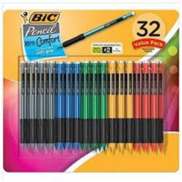BIC Matic Grip Mechanical Pencil HB 2 0.7mm 32 Pencils
