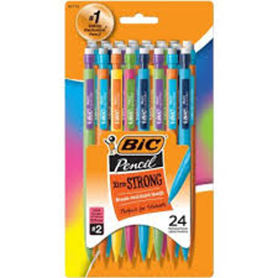 BIC Xtra Strong Mechanical Pencil 0.9mm Assorted Colors 24ct