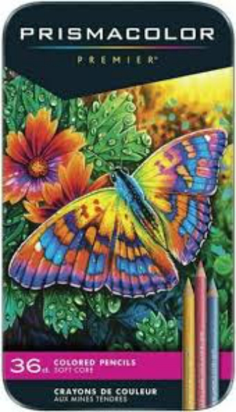 Prismacolor Premier Soft Core Colored Pencils Assorted Colors 36ct