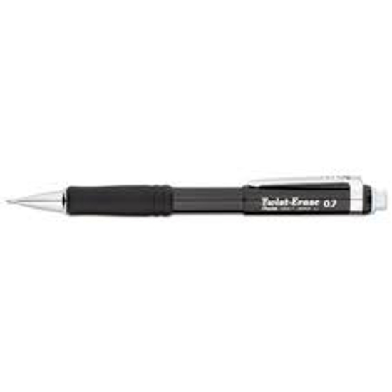 Pentel Twist Erase III Mechanical Pencil 0.7 mm Black Barrel