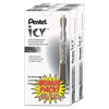 Pentel Icy Mechanical Pencil 0.5 mm Transparent Smoke Barrel 24 ct