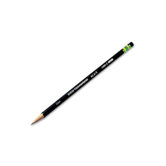 Ticonderoga Woodcase Pencil HB 2 Black Barrel 12 ct