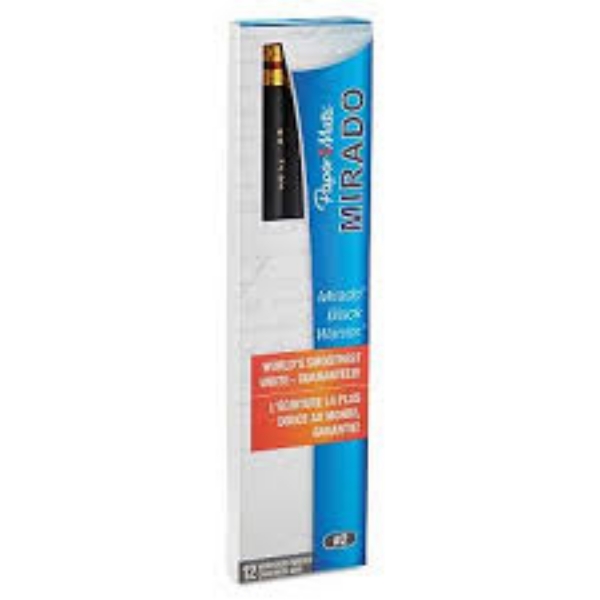 Paper Mate Mirado Black Warrior Woodcase Pencil HB 2 Black Barrel 12ct