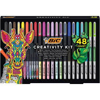 BIC Creativity Kit Assorted Markers Pens Highlighters Various Colors 48ct