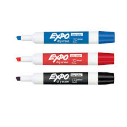 Expo Low Odor Dry Erase Markers Select Color Chisel Tip 12 ct