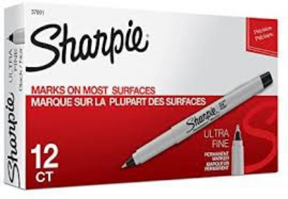 Sharpie Permanent Marker Ultra Fine 12ct Select Color