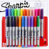 Sharpie Permanent Markers Ultra Fine Point Assorted Colors 24 pk