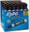 EXPO Low Odor Chisel Tip Dry Erase Marker Black or Assorted 36 pk