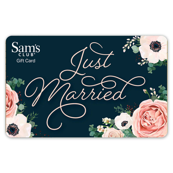 Sam's Club Wedding Gift Card Various Amounts