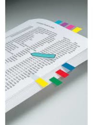 Post it Flag Pen and Highlighter Blue Pink Yellow White Graphic Barrel 3 Pack