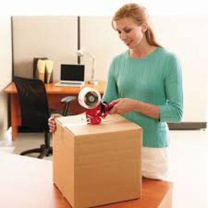 Scotch Pistol Grip Packaging Tape Dispenser 3" Core Metal Red