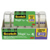 Scotch Magic Tape w Refillable Dispenser ¾” x 850” 4 Pack Bonus 2 Gift Wrap Tape