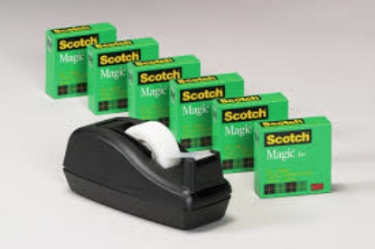Scotch Magic Tape Dispenser Value Pack 3/4" x 1000" 4 Pack