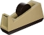 Scotch Heavy Duty Weighted Desktop Tape Dispenser 3" Core Plastic Putty Brown