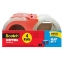 Scotch Heavy Duty Shipping Packaging Tape with Dispenser 4 Rolls